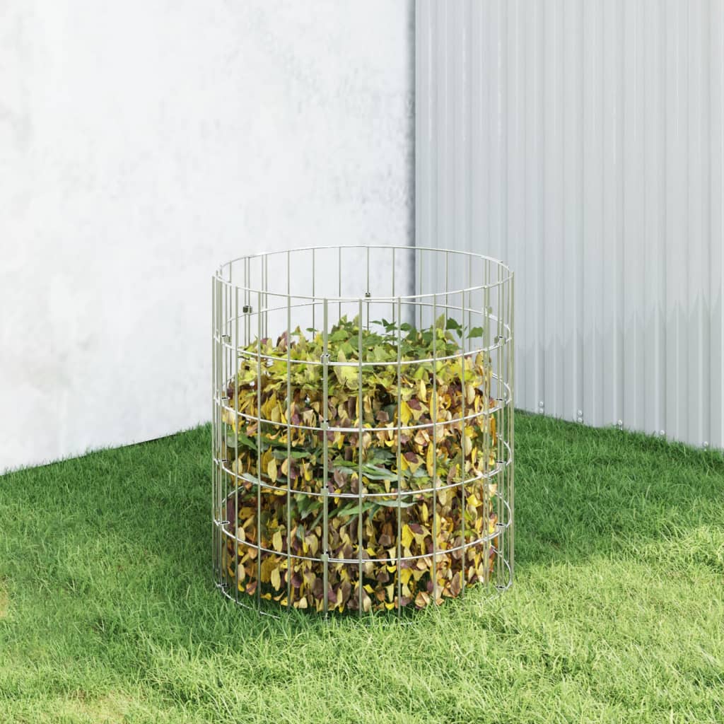 Gartenkomposter Ø100X100 Cm Verzinkter Stahl