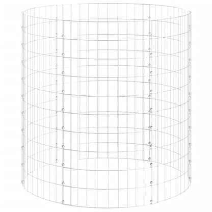 Gartenkomposter Ø100X100 Cm Verzinkter Stahl