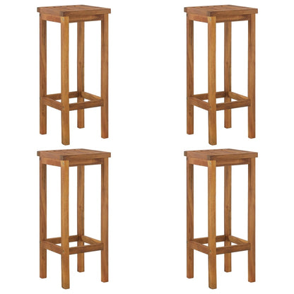 5-Tlg. Gartenbar-Set Massivholz Akazie