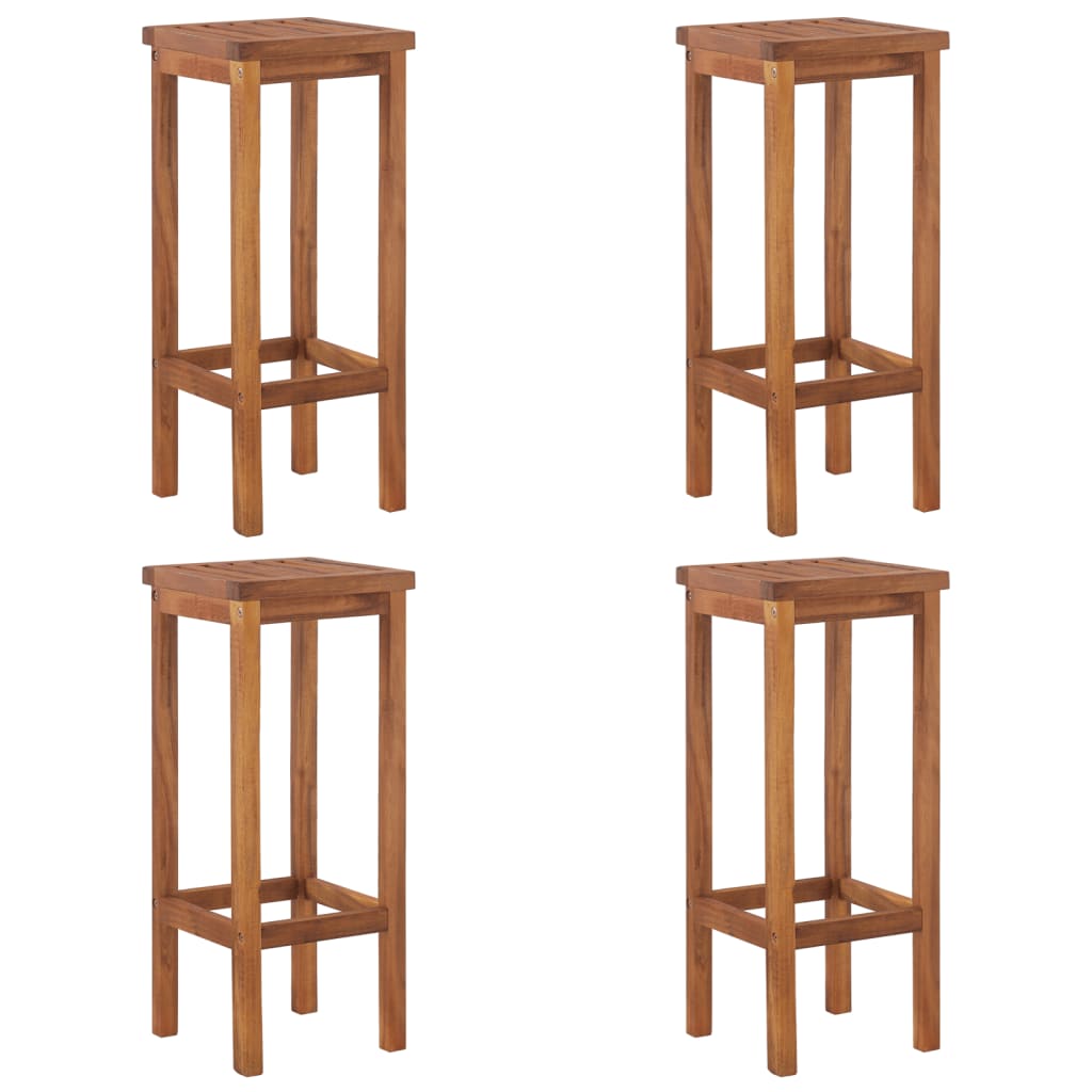 5-Tlg. Gartenbar-Set Massivholz Akazie