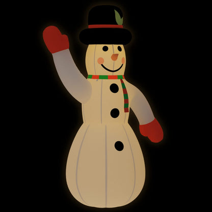 Aufblasbarer Schneemann Mit Leds 370 Cm