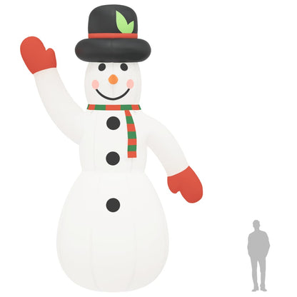 Aufblasbarer Schneemann Mit Leds