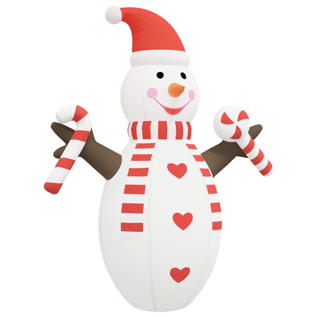Aufblasbarer Schneemann Mit Leds