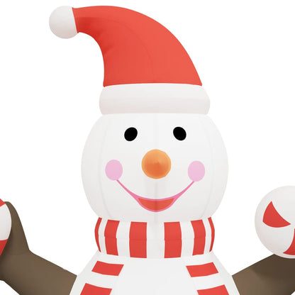 Aufblasbarer Schneemann Mit Leds