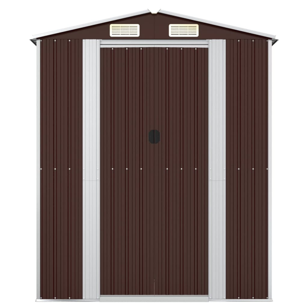 Geräteschuppen 192X108X223 Cm Verzinkter Stahl