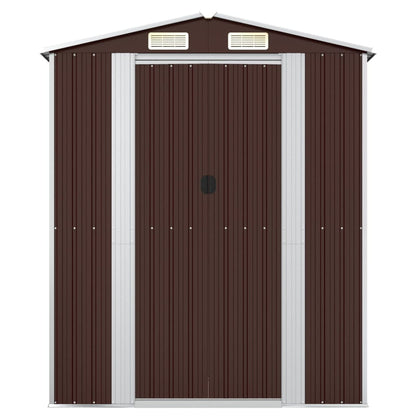 Geräteschuppen 192X108X223 Cm Verzinkter Stahl