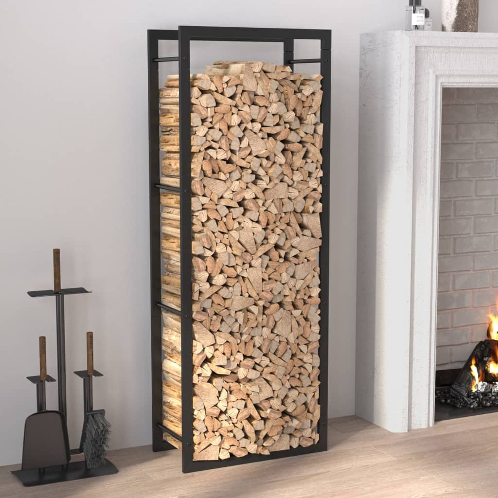 Brennholzregal Matt 110X28X312 Cm Stahl