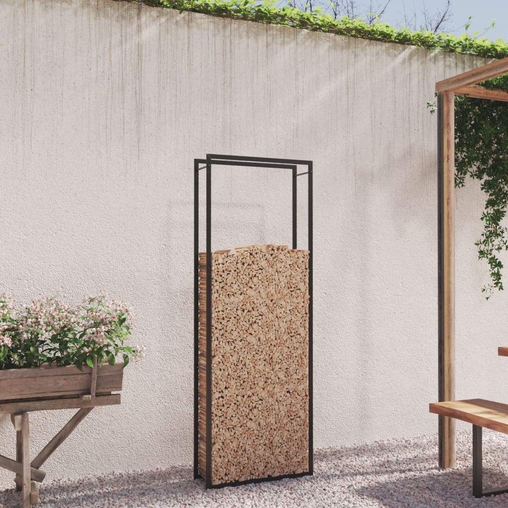 Brennholzregal Matt 110X28X312 Cm Stahl