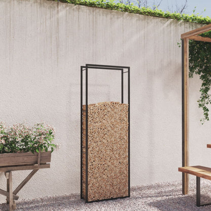 Brennholzregal Matt 110X28X312 Cm Stahl