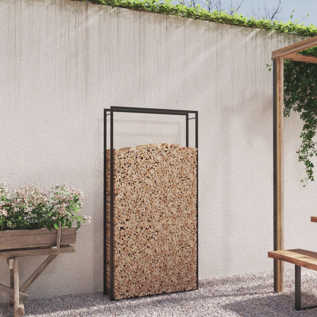 Brennholzregal Matt 110X28X312 Cm Stahl