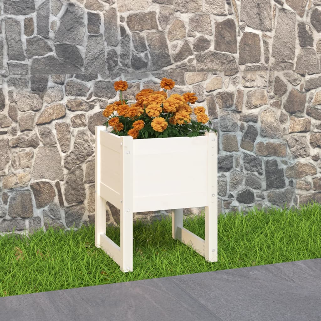 Pflanzkübel 2 Stk. 40X40X81 Cm Massivholz Kiefer