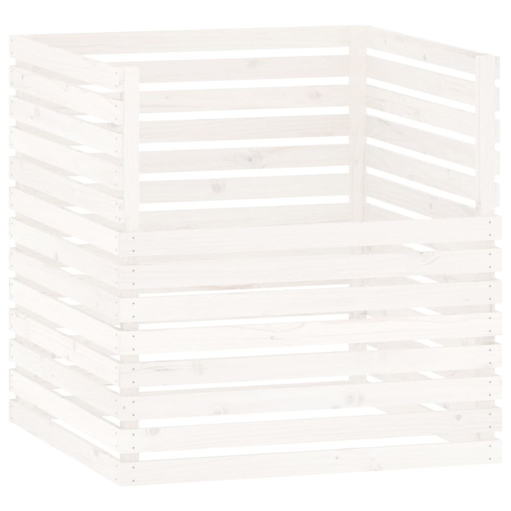 Komposter 100X100X102 Cm Massivholz Kiefer