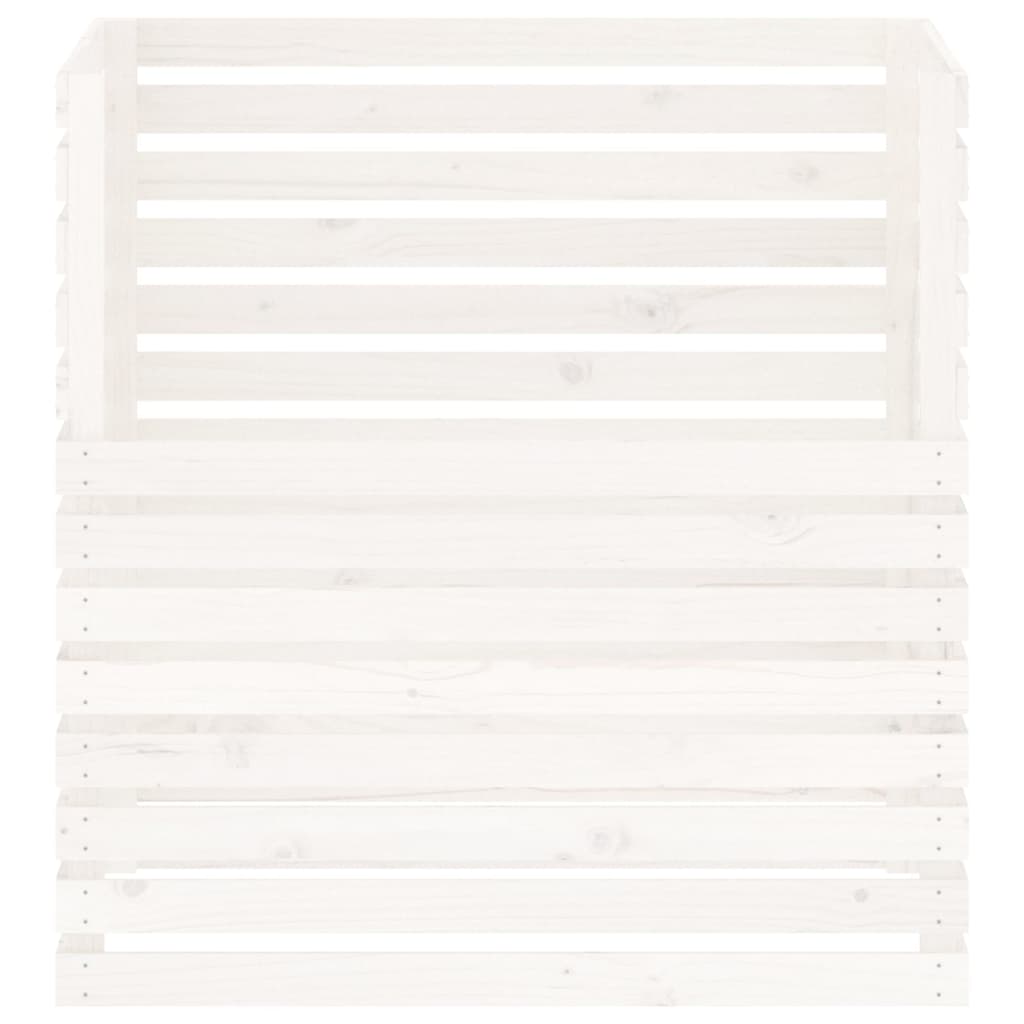 Komposter 100X100X102 Cm Massivholz Kiefer