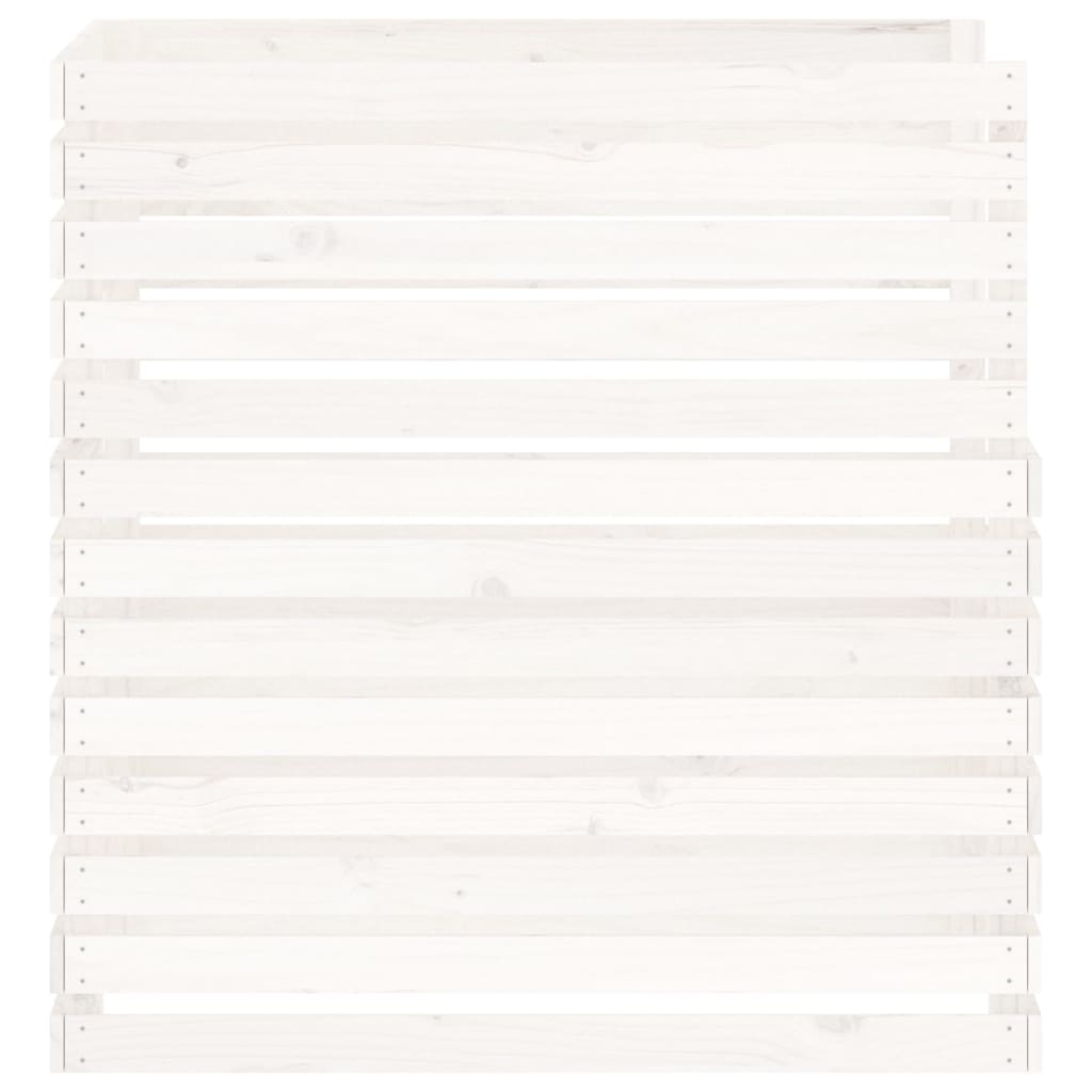 Komposter 100X100X102 Cm Massivholz Kiefer