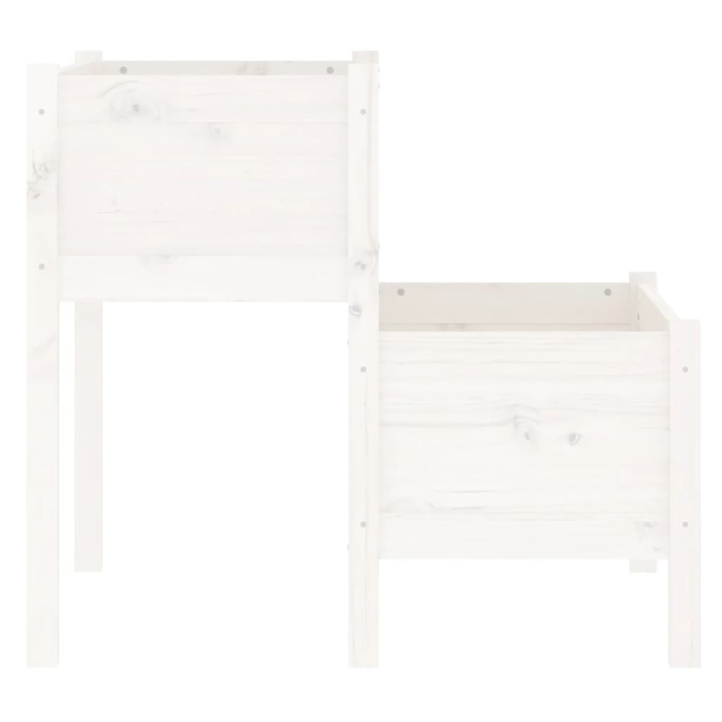 Pflanzkübel 84,5X84X75 Cm Massivholz Kiefer