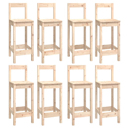 9-Tlg. Bar-Set Massivholz Kiefer