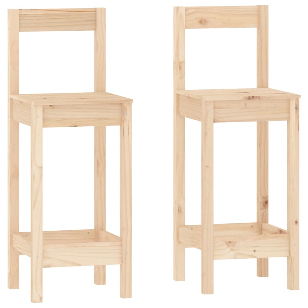 3-Tlg. Bar-Set Massivholz Kiefer