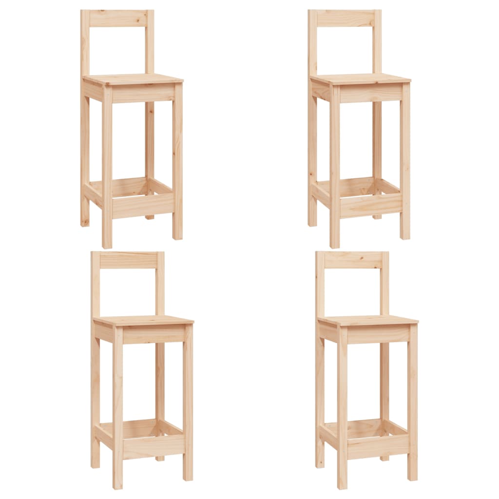 5-Tlg. Bar-Set Massivholz Kiefer