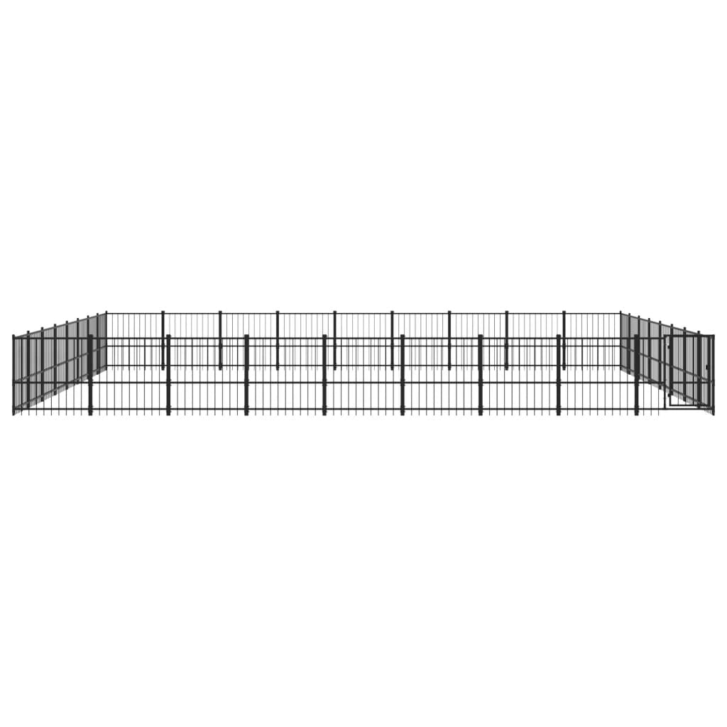 Outdoor-Hundezwinger Stahl 67,74 M²