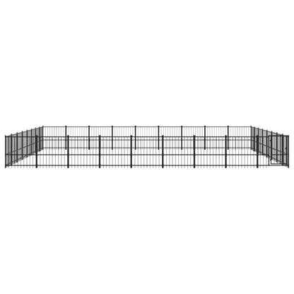 Outdoor-Hundezwinger Stahl 67,74 M²