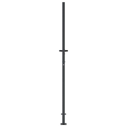 Gartentor Anthrazit Stahl Gras-Design