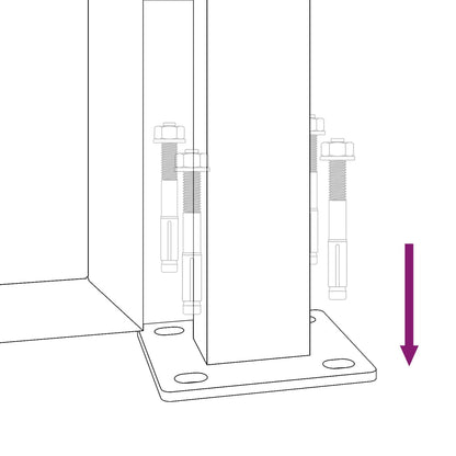 Gartentor Anthrazit Stahl Gras-Design
