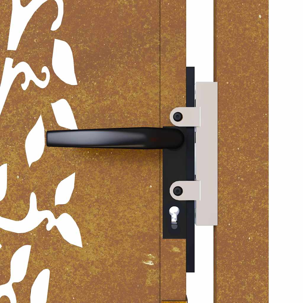 Gartentor Cortenstahl Baumdesign