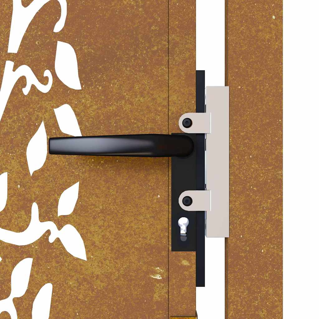 Gartentor Cortenstahl Baumdesign