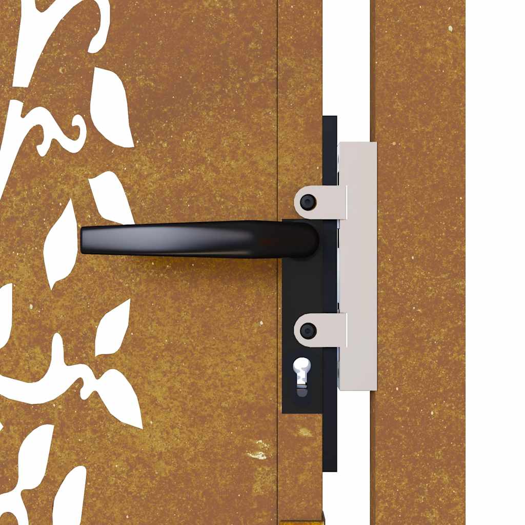Gartentor Cortenstahl Baumdesign