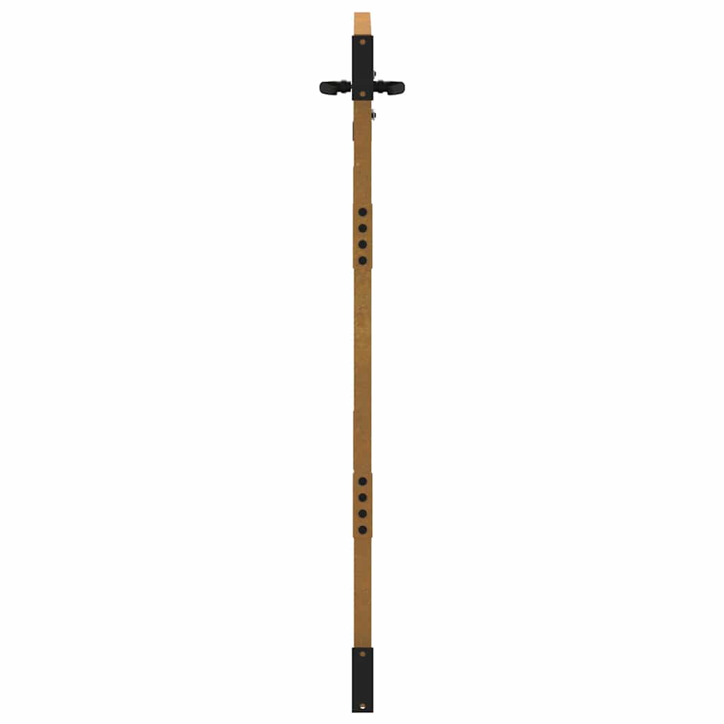 Gartentor 85X150 Cm Cortenstahl Gras-Design
