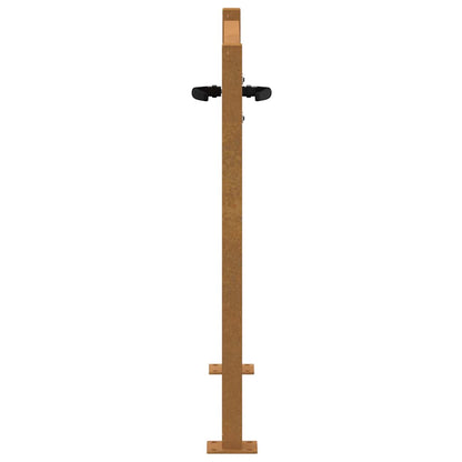 Gartentor Cortenstahl Gras-Design