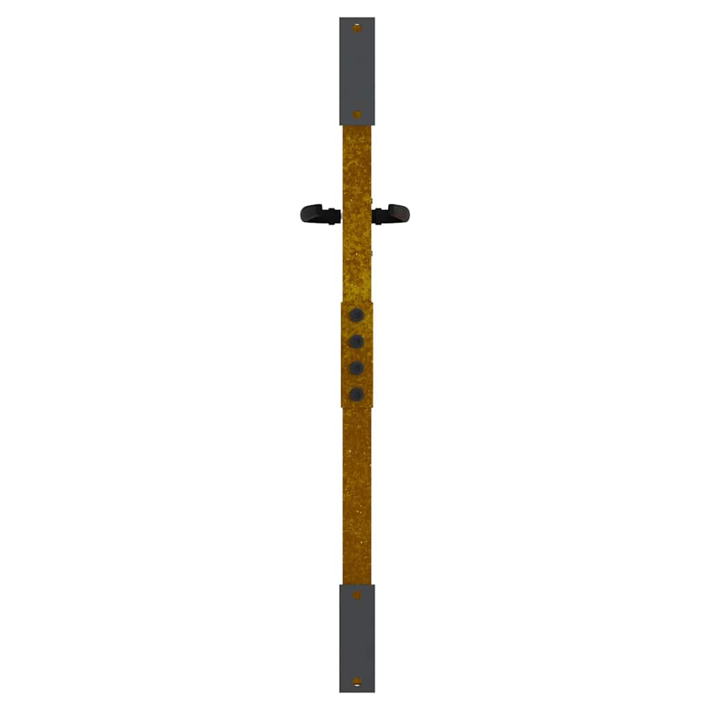 Gartentor Cortenstahl Bambus-Design