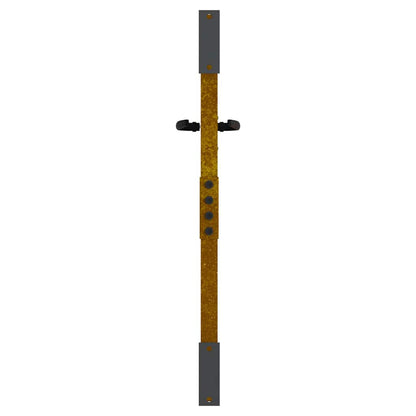Gartentor Cortenstahl Bambus-Design