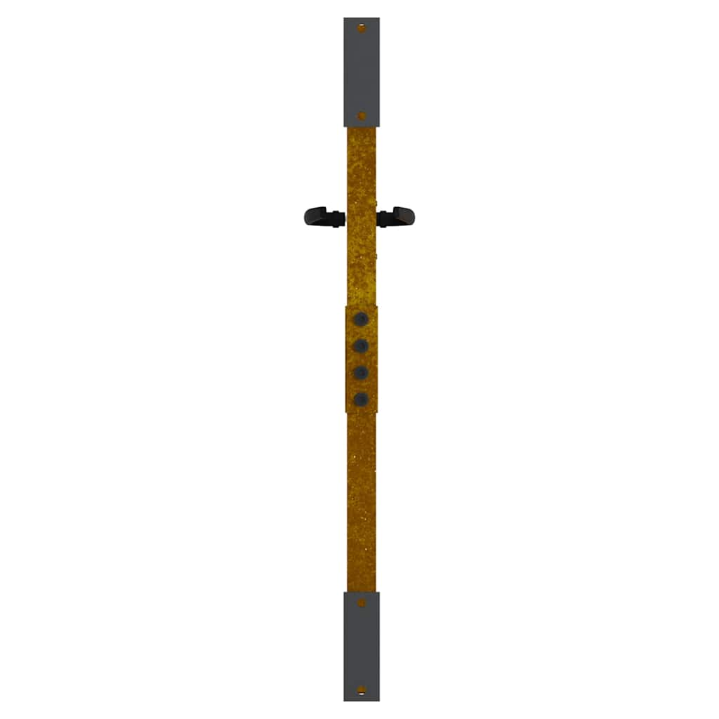 Gartentor Cortenstahl Bambus-Design