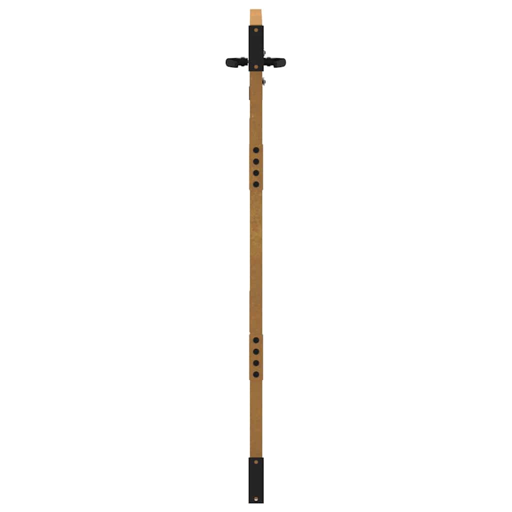 Gartentor Cortenstahl Bambus-Design