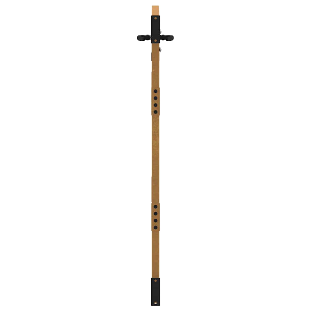 Gartentor Cortenstahl Bambus-Design