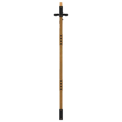 Gartentor Cortenstahl Bambus-Design