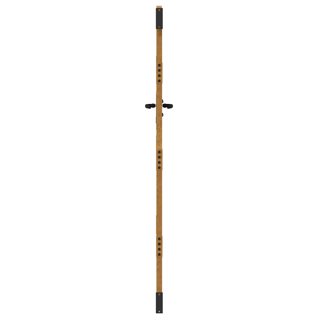 Gartentor Cortenstahl Bambus-Design