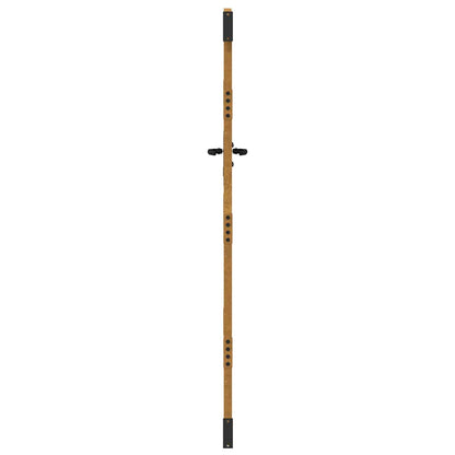 Gartentor Cortenstahl Bambus-Design