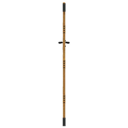 Gartentor Cortenstahl Bambus-Design