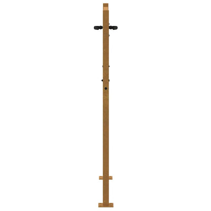 Gartentor Cortenstahl Bambus-Design