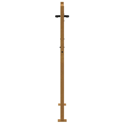 Gartentor Cortenstahl Bambus-Design