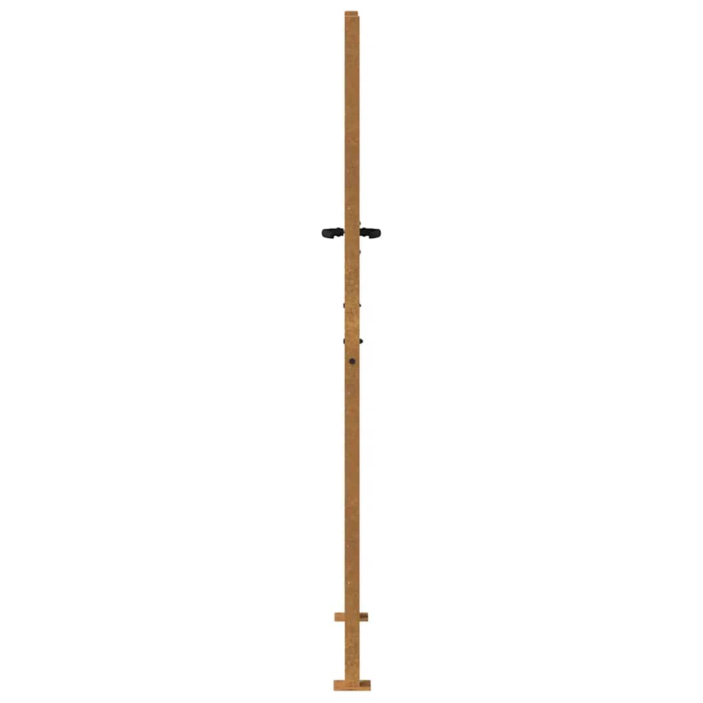 Gartentor Cortenstahl Bambus-Design