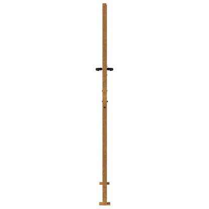 Gartentor Cortenstahl Bambus-Design