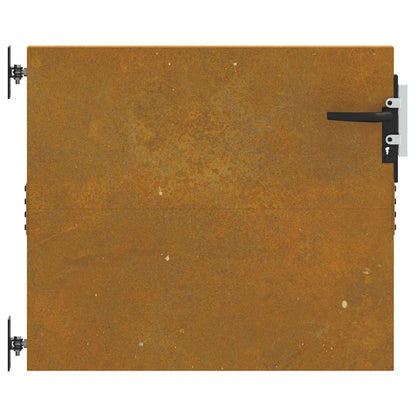 Gartentor 85X125 Cm Cortenstahl