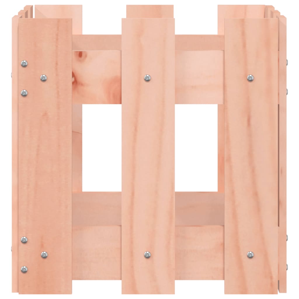 Pflanzkübel Lattenzaun-Design 30X30X30 Cm Massivholz Douglasie
