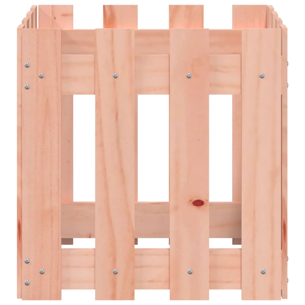 Pflanzkübel Lattenzaun-Design 40X40X40 Cm Massivholz Douglasie