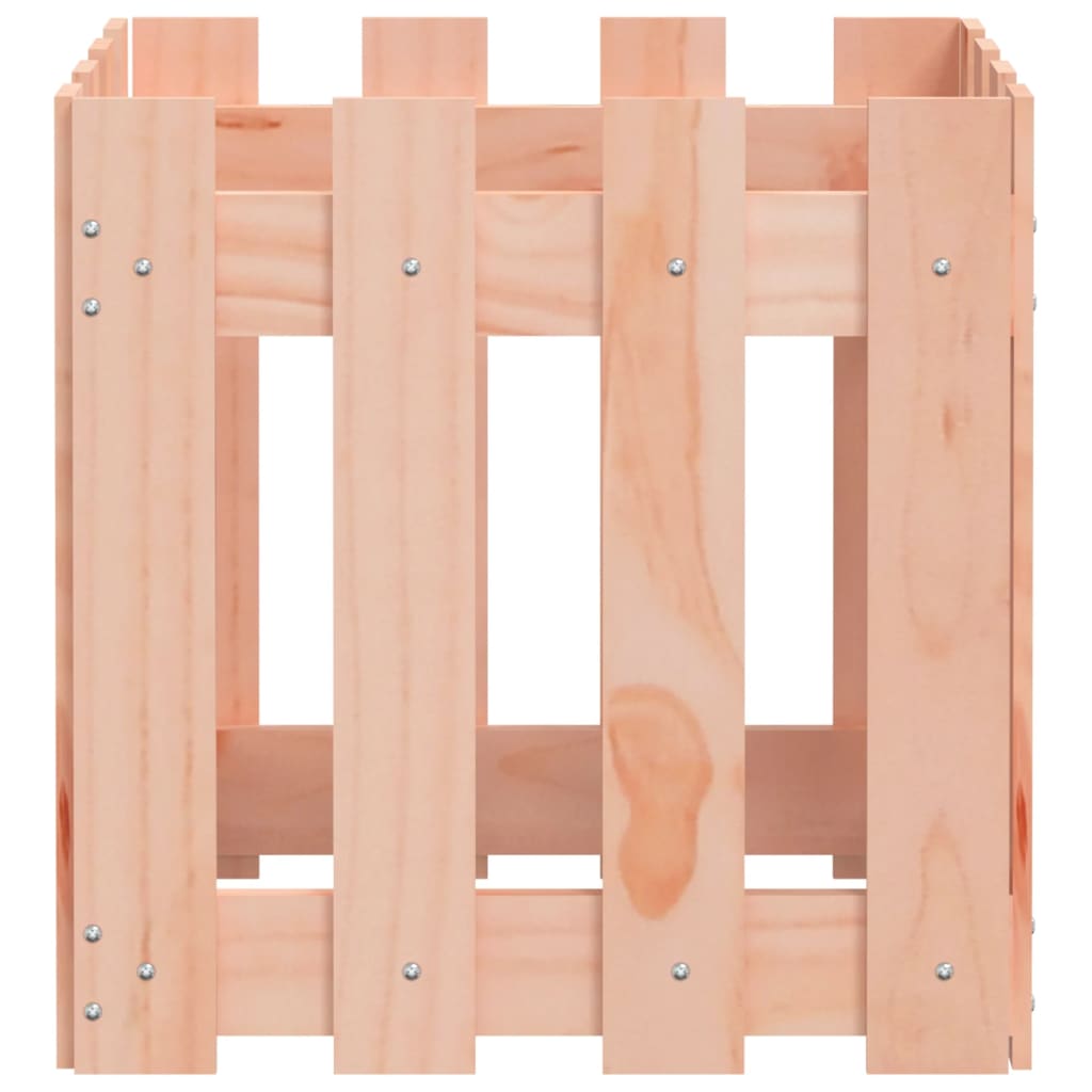 Pflanzkübel Lattenzaun-Design 40X40X40 Cm Massivholz Douglasie
