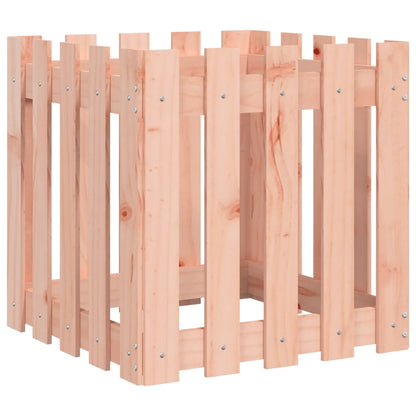 Pflanzkübel Lattenzaun-Design 50X50X50 Cm Massivholz Douglasie