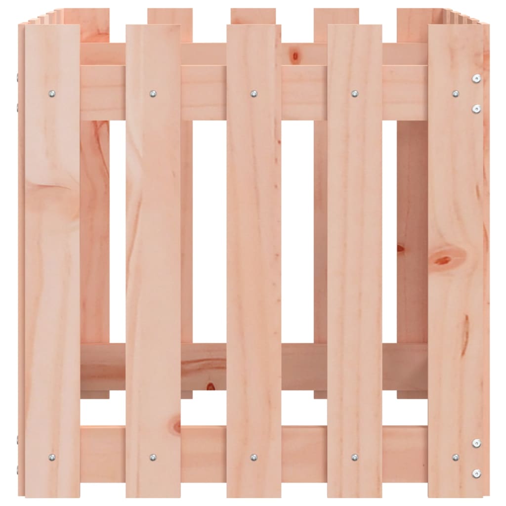 Pflanzkübel Lattenzaun-Design 50X50X50 Cm Massivholz Douglasie